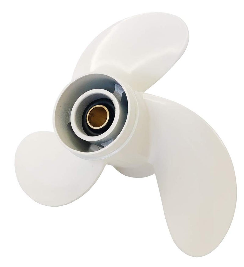 COPKINGO Boat Propeller 8 1/2x8 1/2 -N for Yamaha 6hp 8hp 9.9hp F6 F8 F9.9/ Outboard Propeller for Yamaha 2/4-stroke Engine 6G1-45941-00-EL 8.5x8.5 - Image 1